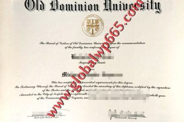 buy Old Dominion University degree certificate