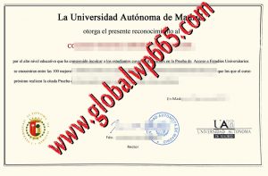 buy Universidad-Autónoma-de-Madrid degree certificate