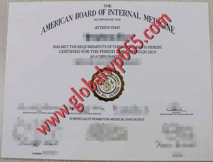 American Board of Internal Medicine certificate