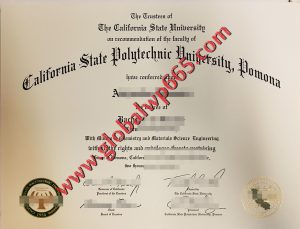 fake California State Polytechnic University, Pomona degree