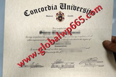 fake Concordia University degree certificate