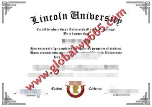 fake Lincoln University diploma