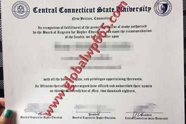 Central Connecticut State University diploma