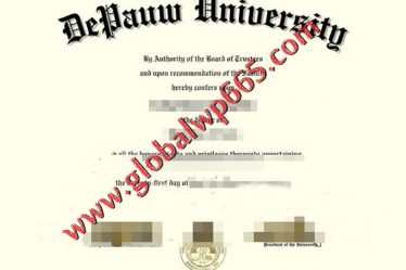 buy DePauw University degree certificate