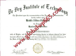 buy DeVry Institute of Technology degree certificate