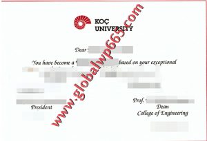 buy KOC University degree