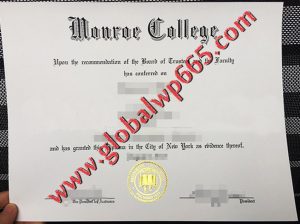 buy Monroe college degree certificate