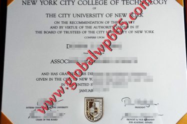buy New York City College of Technology degree