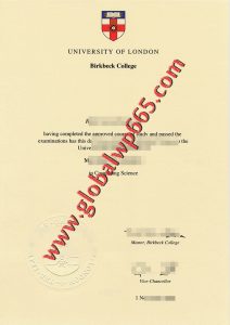 Birkbeck-University-of-London degree certificate