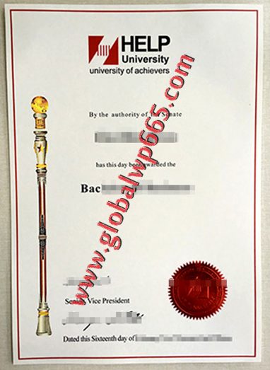 buy HELP University degree certificate