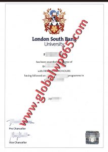 buy London South Bank University degree certificate