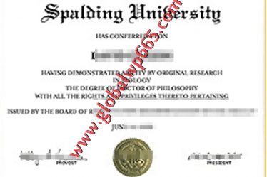 fake Spalding University degree certificate