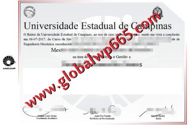 buy Universidade Estadual de Campinas diploma