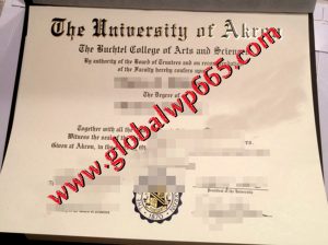 buy University of Akron degree certificate