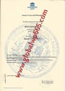 buy University-of-Ghent degree certificate