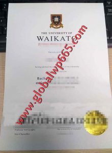 University of Waikato degree certificate