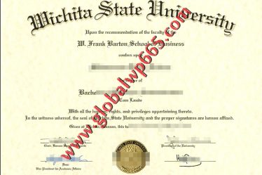 fake Wichita State University degree certificate