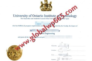fake University of Ontario Institute of Technology degree certificate