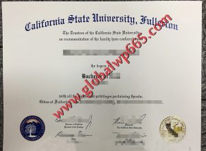 California-State-University-Fullerton degree certificate