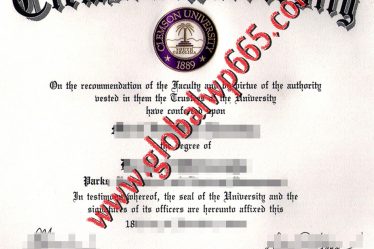 Clemson University fake degree certificate