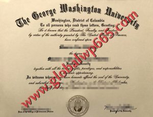 buy GWU degree certificate