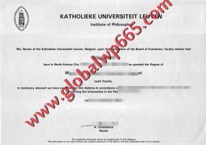 buy Katholieke Universiteit Leuven degree certificate