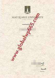 Macquarie University degree certificate