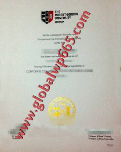 fake RGU degree certificate