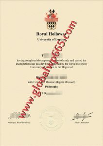 fake Royal Holloway diploma