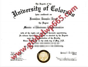 buy University of Colorado Boulder degree certificate