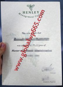 buy Henley Management college diploma