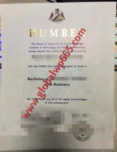 fake Humber College diploma
