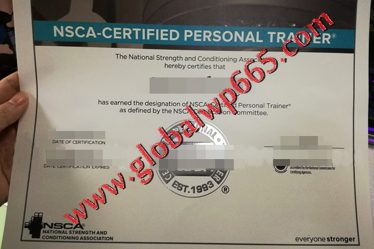 National Strength & Conditioning Association certificate