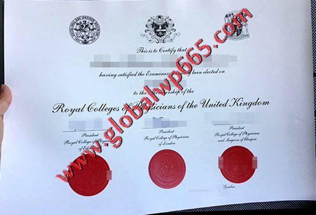 Royal college of Physician degree certificate